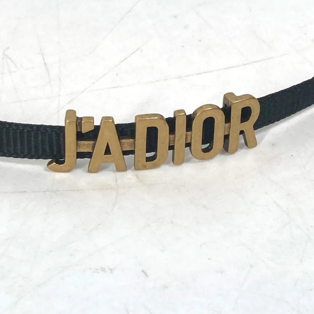 Christian Dior Dior Accessories J'adior Choker Necklace Metal Gold/Black
